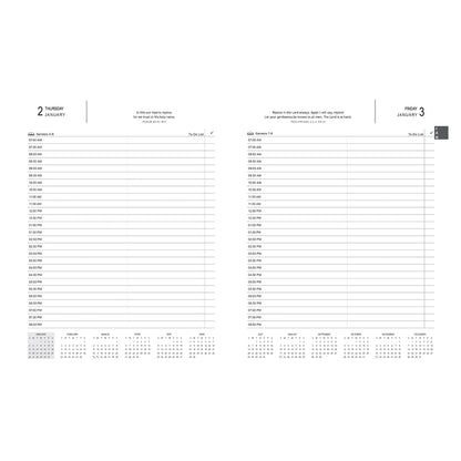2025 A4 Executive Daily Planner – For I Know the Plans I Have for You