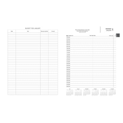 2025 A4 Executive Daily Planner – A Time for Everything