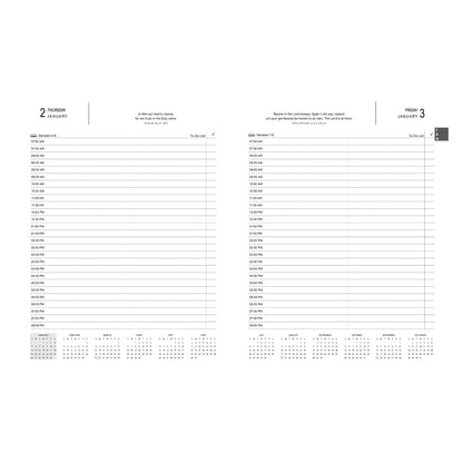 2025 A4 Executive Daily Planner – A Time for Everything