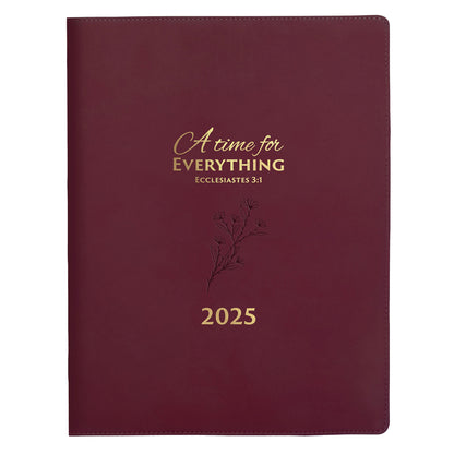 2025 A4 Executive Daily Planner – A Time for Everything