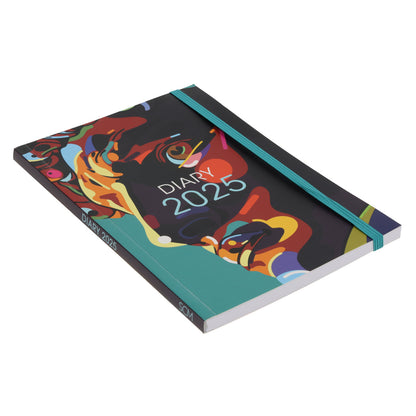 2025 A5 Daily Planner – Abstract David