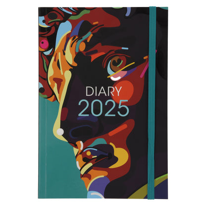 2025 A5 Daily Planner – Abstract David