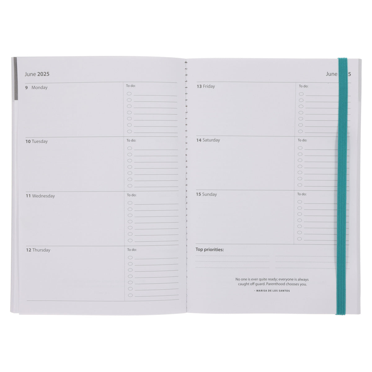 2025 A5 Daily Planner – Twisted Foliage